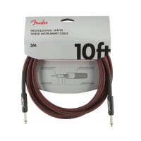 FENDER CABLE PROFESSIONAL SERIES 10' RED TWEED