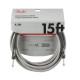 FENDER CABLE PROFESSIONAL SERIES 15' WHITE TWEED