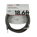 FENDER CABLE PROFESSIONAL SERIES 18.6' ANGLED BLACK кабель інструментальний