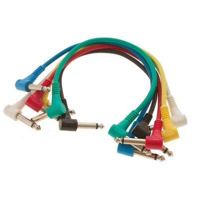 ROCKCABLE PATCH CABLE 15 cm (6pcs) инструментальный патч-кабель для гитарных педалей