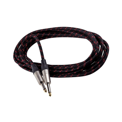 ROCKCABLE RCL30205 TC C/BLACK - BLACK TTWEED (5m) инструментальный кабель, длина 5м