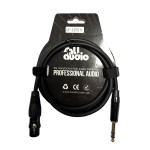 4all Audio XLR F - 6.35 TRS Stereo 1M мікрофонний балансний кабель