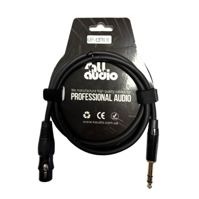 4all Audio XLR F - 6.35 TRS Stereo 1M мікрофонний балансний кабель