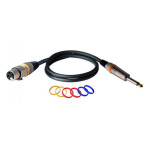 ROCKCABLE RCL30381 D6 F (1 м) микрофонный кабель