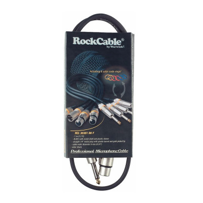 ROCKCABLE RCL30381 D6 F (1 м) микрофонный кабель