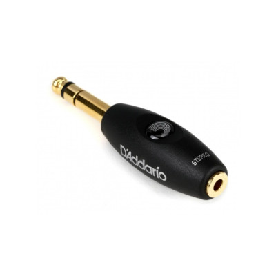 D'ADDARIO PW-P047E переходник 1/4" Jack TRS ''папа'' - 1/8" mini Jack TRS ''мама''