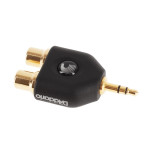 D'ADDARIO PW-P047C 1/8 INCH MALE STEREO TO DUAL RCA FEMALE перехідник з міні джек "тато" на 2 тюльпани RCA "мама"