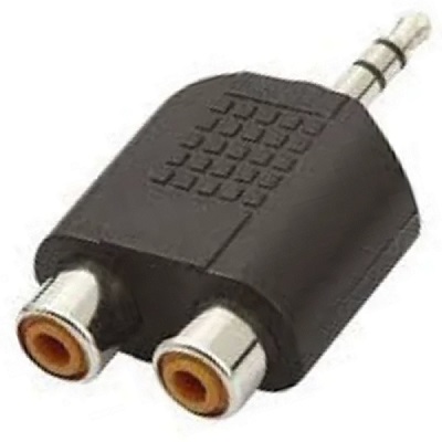 SOUNDKING CC310 перехідник з 2х тюльпани "мама" на стерео мініджек "тато"