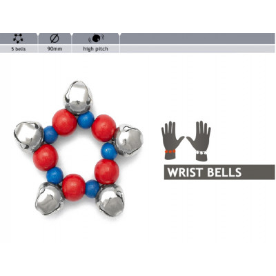 ROHEMA COLORFUL WRISTBELL 5 BELLS перкусійний браслет