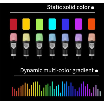MAYA MIC SF666R RGB USB мікрофон для стрімінга