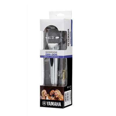 YAMAHA DM305 Silver мікрофон вокальний динамічний (з вимикачем)