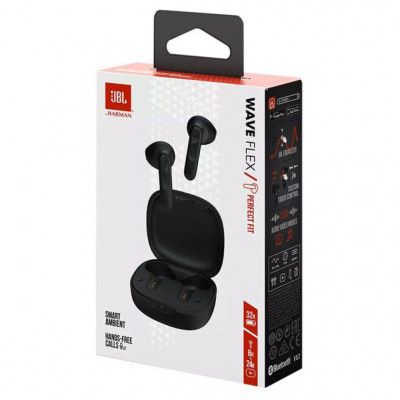 JBL WAVE FLEX BLACK навушники bluetooth
