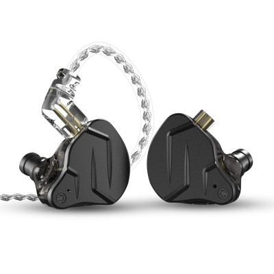 KZ ZSN Pro X BLACK MIC 1DD 1BA наушники с микрофоном