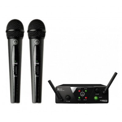 AKG WMS40 MINI2 VOCAL SET BD радіосистема з двома ручними мікрофонами