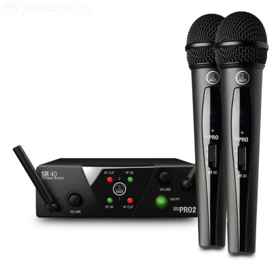 AKG WMS40 MINI2 VOCAL SET US25B/D радіосистема з двома ручними мікрофонами