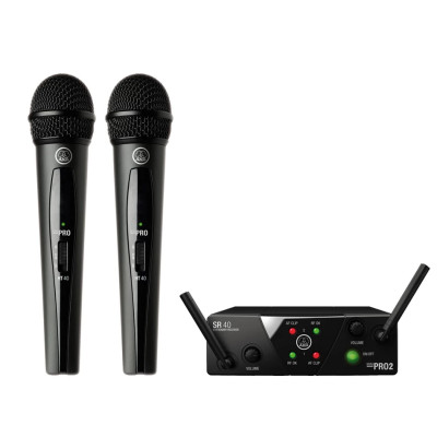 AKG WMS40 MINI2 VOCAL SET US45A/C EU/US/UK радіосистема з двома ручними мікрофонами