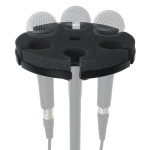 GATOR FRAMEWORKS GFW-MIC-6TRAY MULTI MICROPHONE TRAY HOLDS 6 MICROPHONES тримач