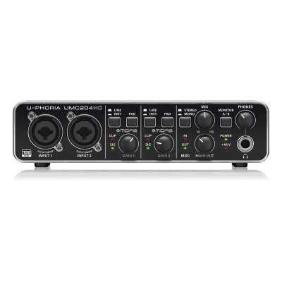 Behringer UMC204HD аудіоінтерфейс USB/MIDI