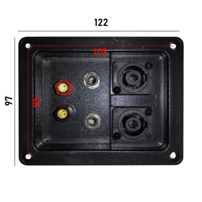 BIG JX2 разъемная планка для корпуса АС