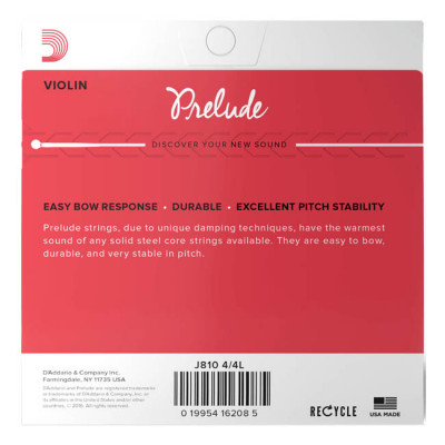 D'ADDARIO J810 4/4L PRELUDE струны для скрипки