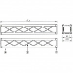 SOUNDKING DKB2204-100 алюмінієва ферма