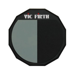 VIC FIRTH PAD12H 12" DOUBLE SURFACE PRACTICE PAD VIC FIRTH PAD12H 12" DOUBLE SURFACE PRACTICE PAD
