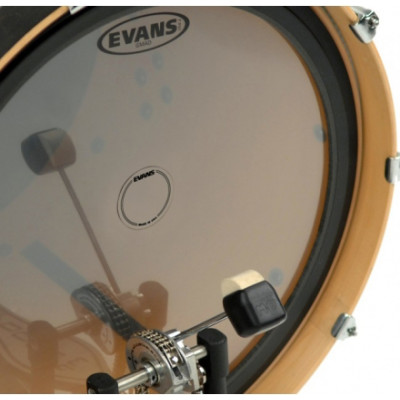 EVANS EQPC1 EQ PATCH CLEAR SINGLE кікпед для бас-барабана
